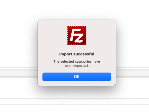 การ Import  และ Export การตั้งค่า Site Manager ของโปรแกรม Filezilla